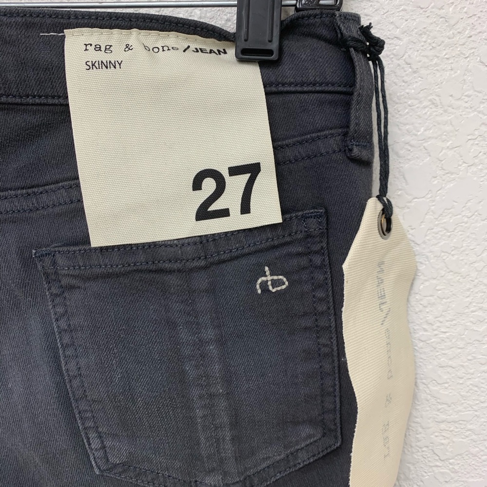Dark Grey Rag & Bone Skinny Jeans